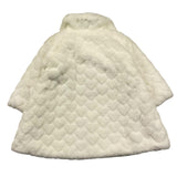 NINNAOH cappotto pelliccia tinta unita Panna per Neonata I1828 PANNA NINNAOH 
