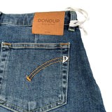 Dondup Short In Denim Tinta Unita per Bambina DFBE109 BLU DONDUP 