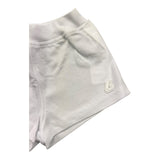 Cesare Paciotti Einfarbige Bermudashorts mit weißem Logo für Neugeborene