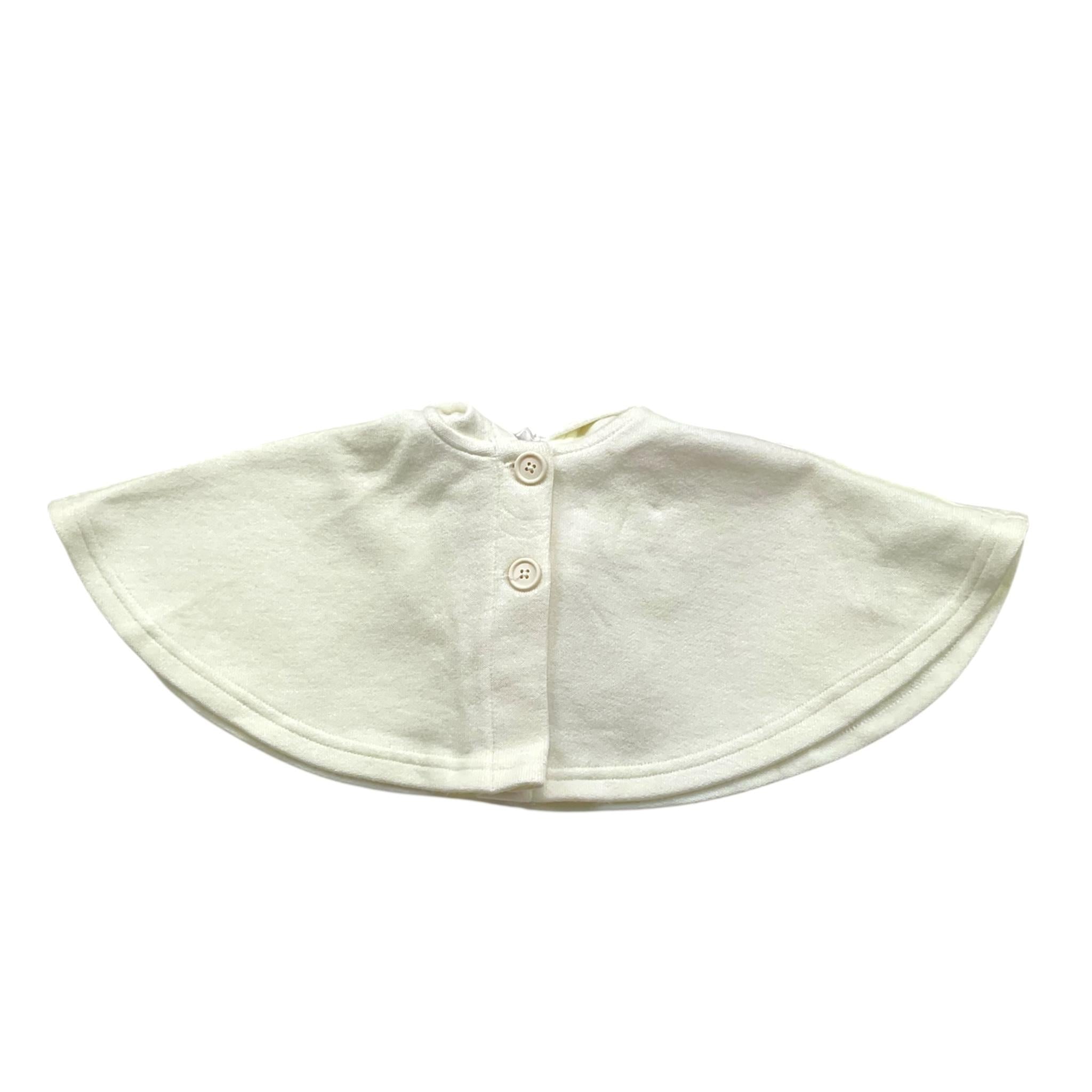 Y-CLU mantella tinta unita con cappuccio Panna per Neonata YN20719 PANNA Y-CLU 