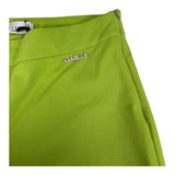 Gaelle Einfarbige Hose mit verstellbarer Taille in Acid Green für Mädchen