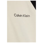 Calvin Klein Felpa con Zip E Cappuccio con Maniche In Contrasto per Bambino IB0IB02378 PANNA CALVIN KLEIN 