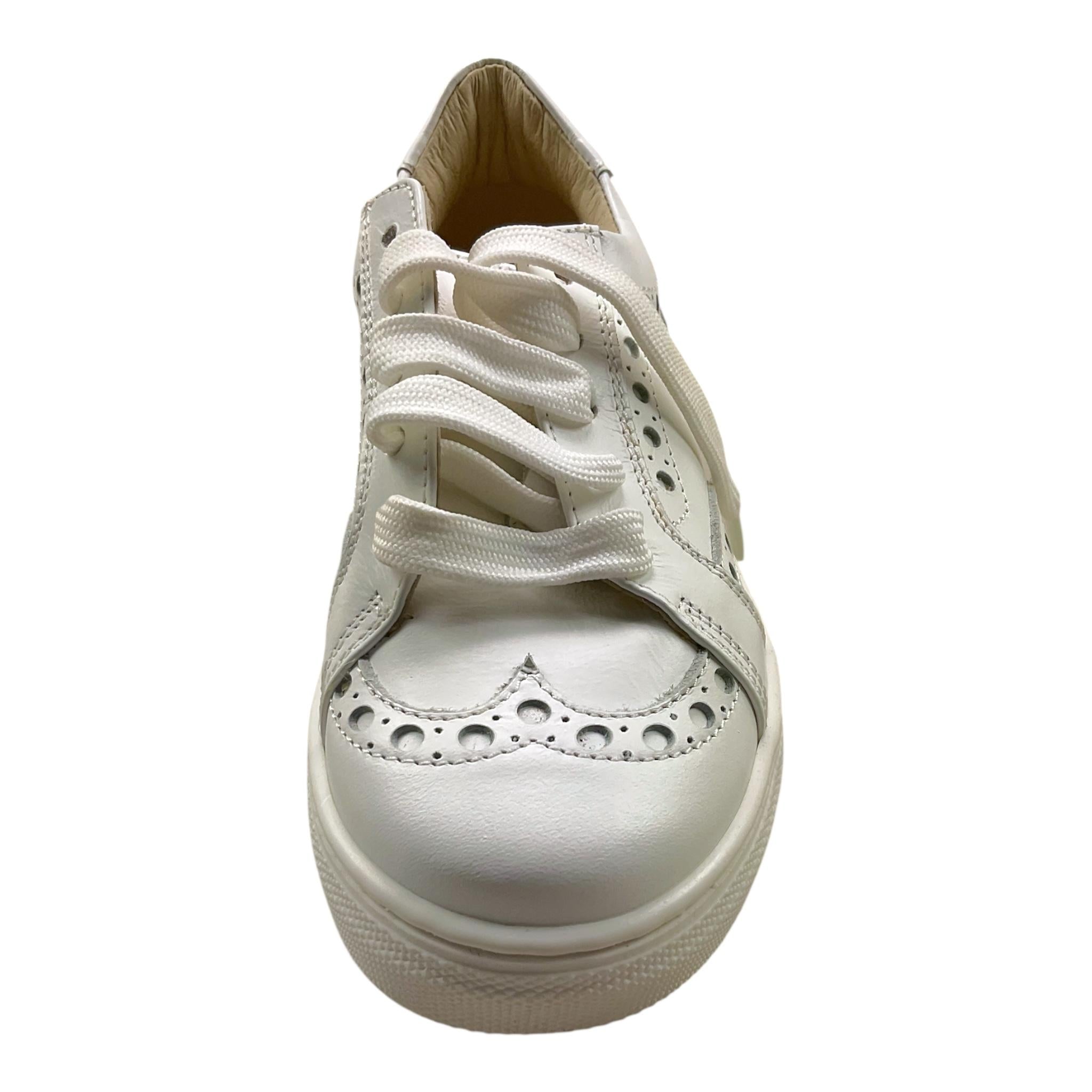 Montelpare Sneakers Tinta Unita con Lacci per Neonata MIT7959N BIANCO MONTELPARE 