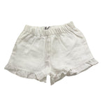 J.O. Milano Short Tinta Unita con Elastico In Vita per Neonata 174D2 BIANCO J.O. MILANO 