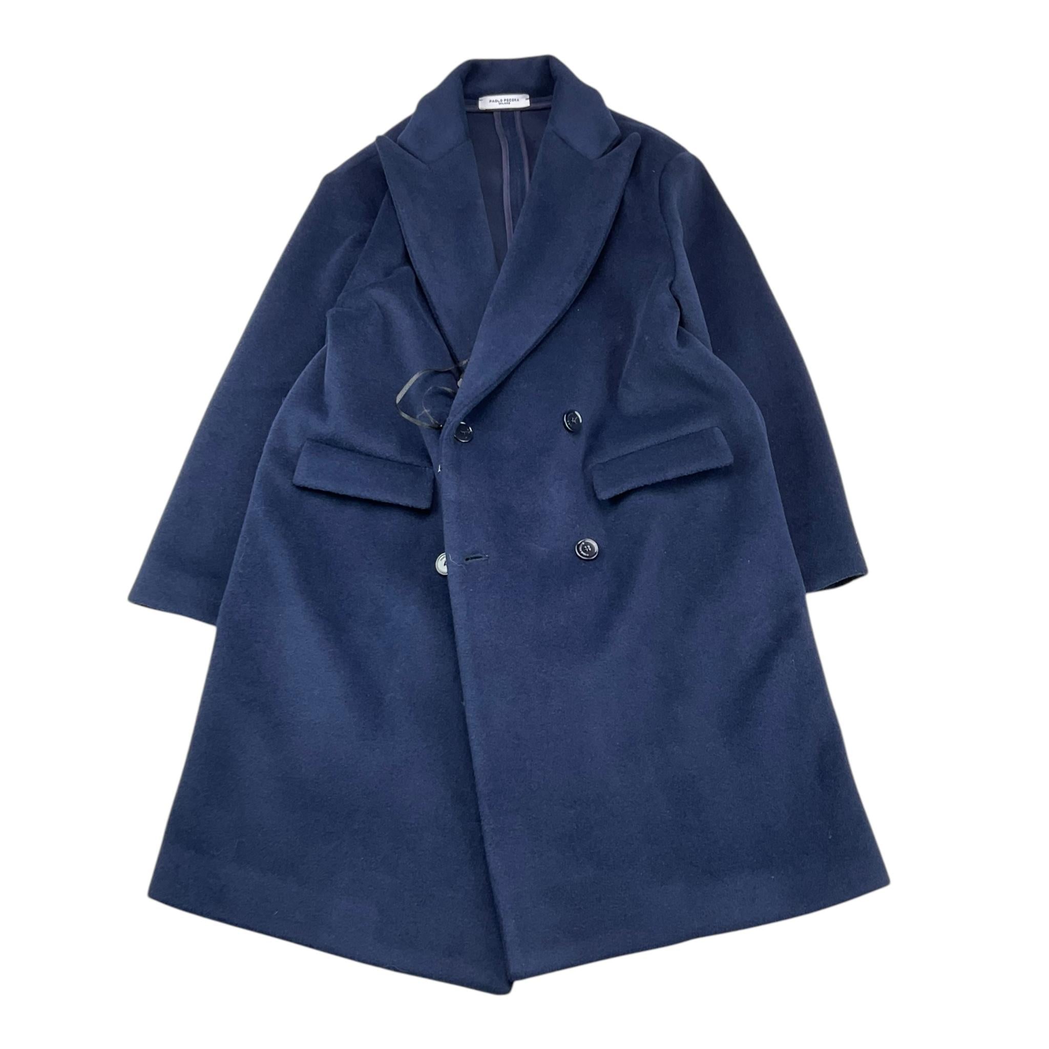 PAOLO PECORA cappotto tinta unita con bottoni Blu per Bambino PP4144 BLU PAOLO PECORA 