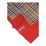 Burberry Bermuda einfarbig mit rotem Muster für Jungen