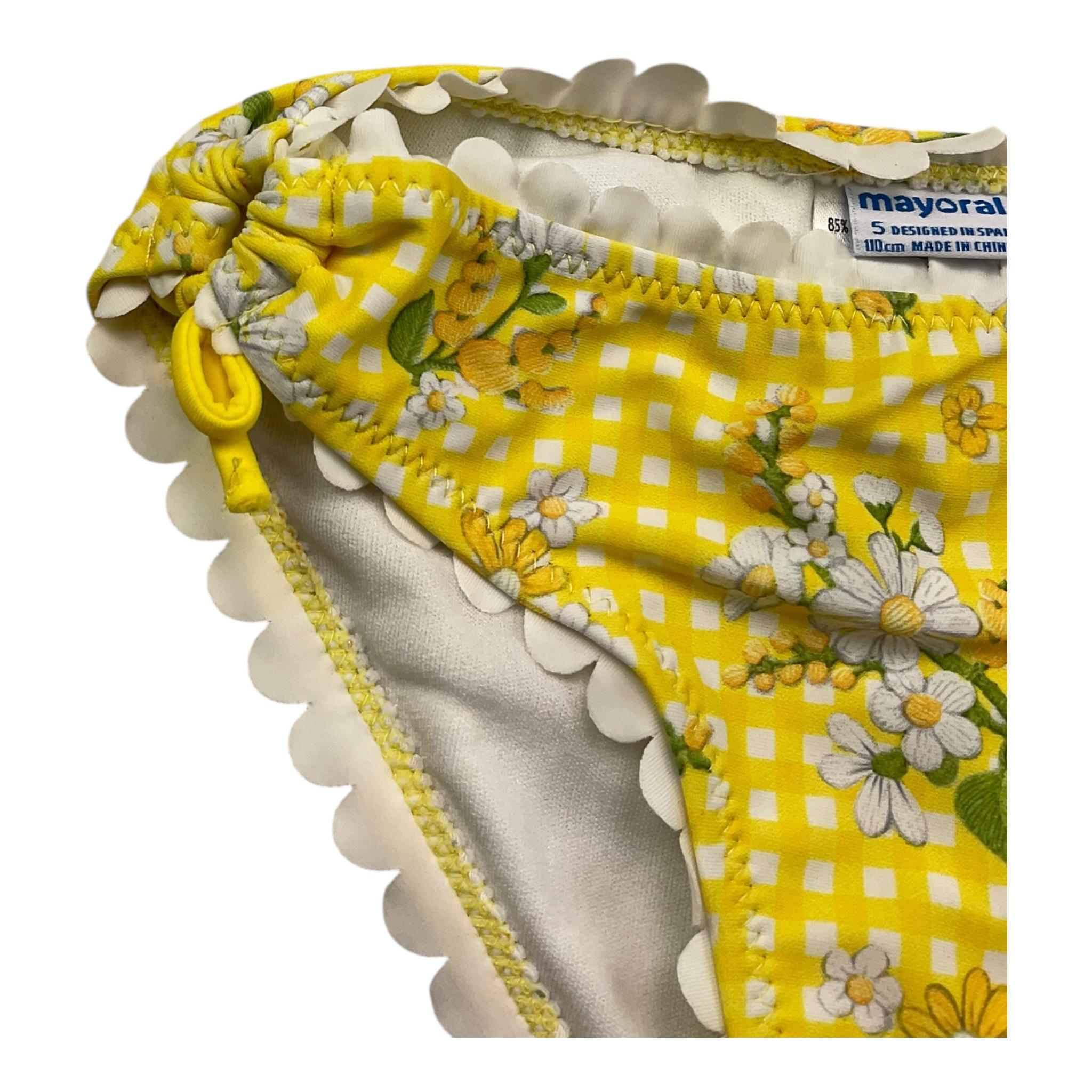 Mayoral Costume Mutandina Fantasia Quadretti per Bambina 36044 GIALLO MAYORAL 