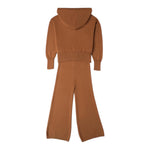 SARABANDA completo maglia con cappuccio-pantalone Cammello per Bambina A732 CAMMELLO SARABANDA 