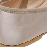 Twinset Ballerina Tinta Unita con Elastico per Bambina 251GCJ022 BEIGE TWINSET 