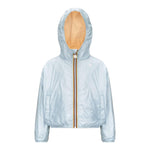 K-Way Giubbino Reversibile Bicolore con Cappuccio per Bambina K41337WX ARANCIONE/AZZURRO K-WAY 