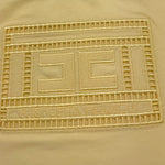 Elisabetta Franchi T-Shirt Girocollo Tinta Unita con Stampa Traforata per Neonata EGTS096N GIALLO ELISABETTA FRANCHI 
