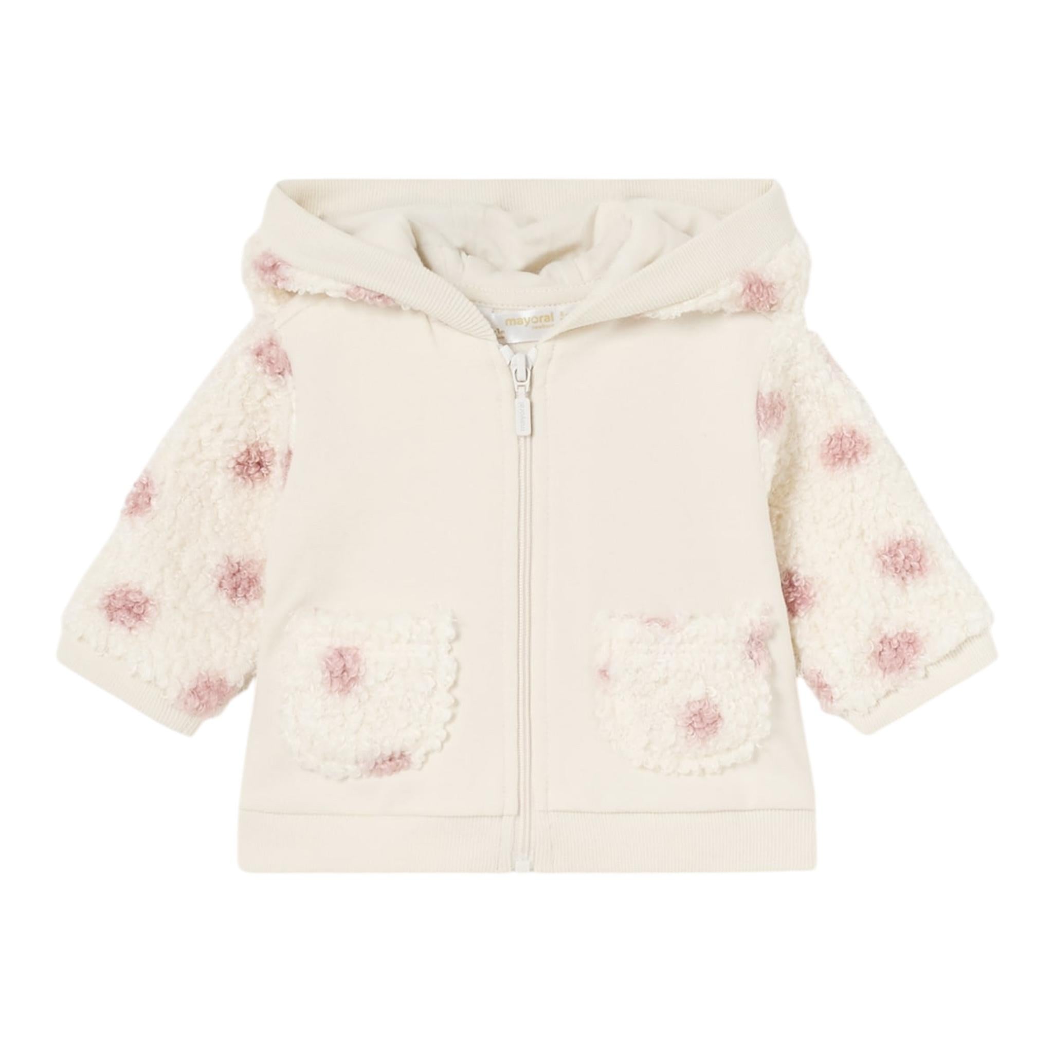 MAYORAL complet 3 pezzi felpa-shirt-pantalone Rosa per Neonata 2612 ROSA MAYORAL 