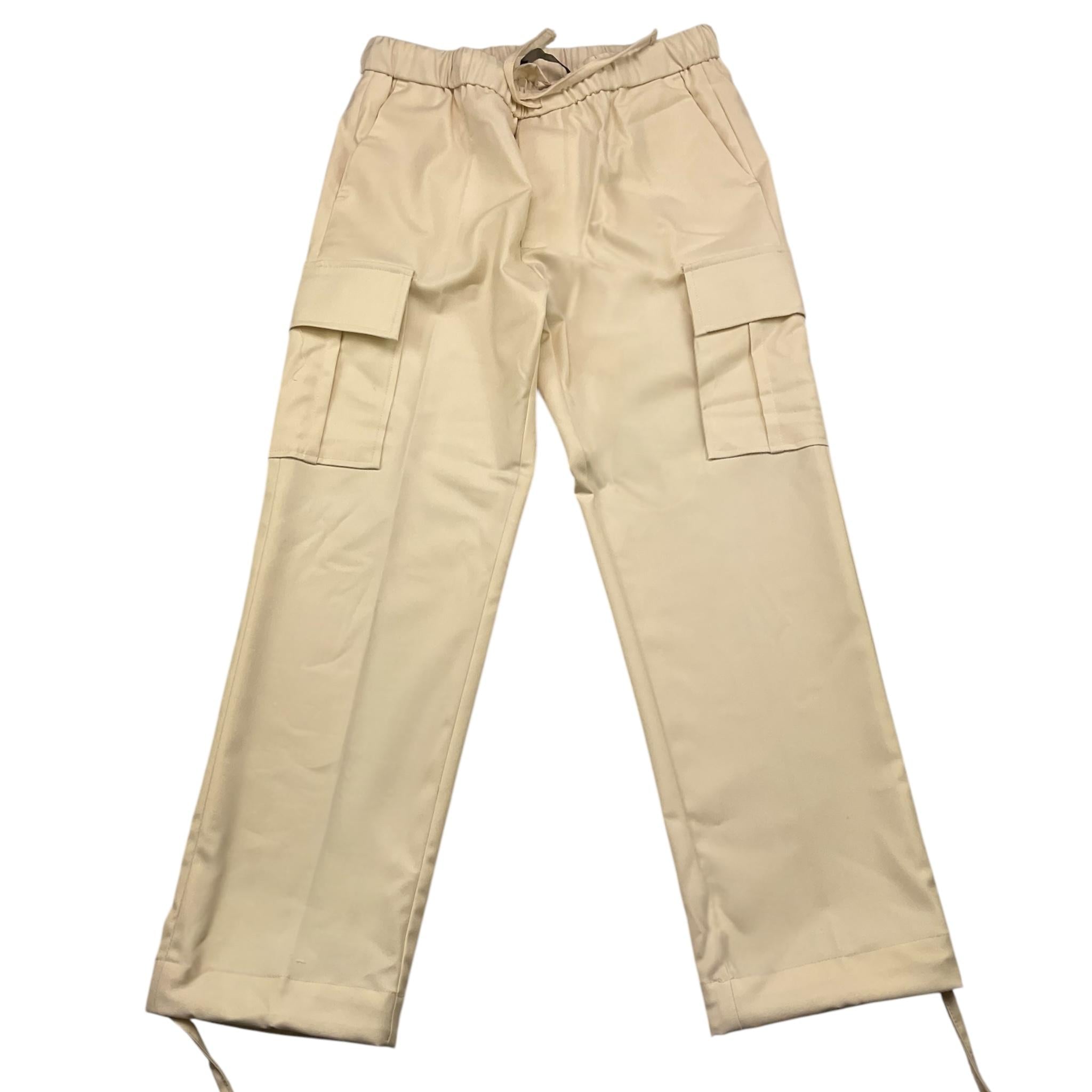 I'M BRIAN pantalone tinta unita con elastico in vita Panna per Bambino PA3073J PANNA I'M BRIAN 