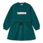 MAYORAL completo 2pz felpa-shorts tinta unita Verde per Neonata 4927X VERDE MAYORAL 