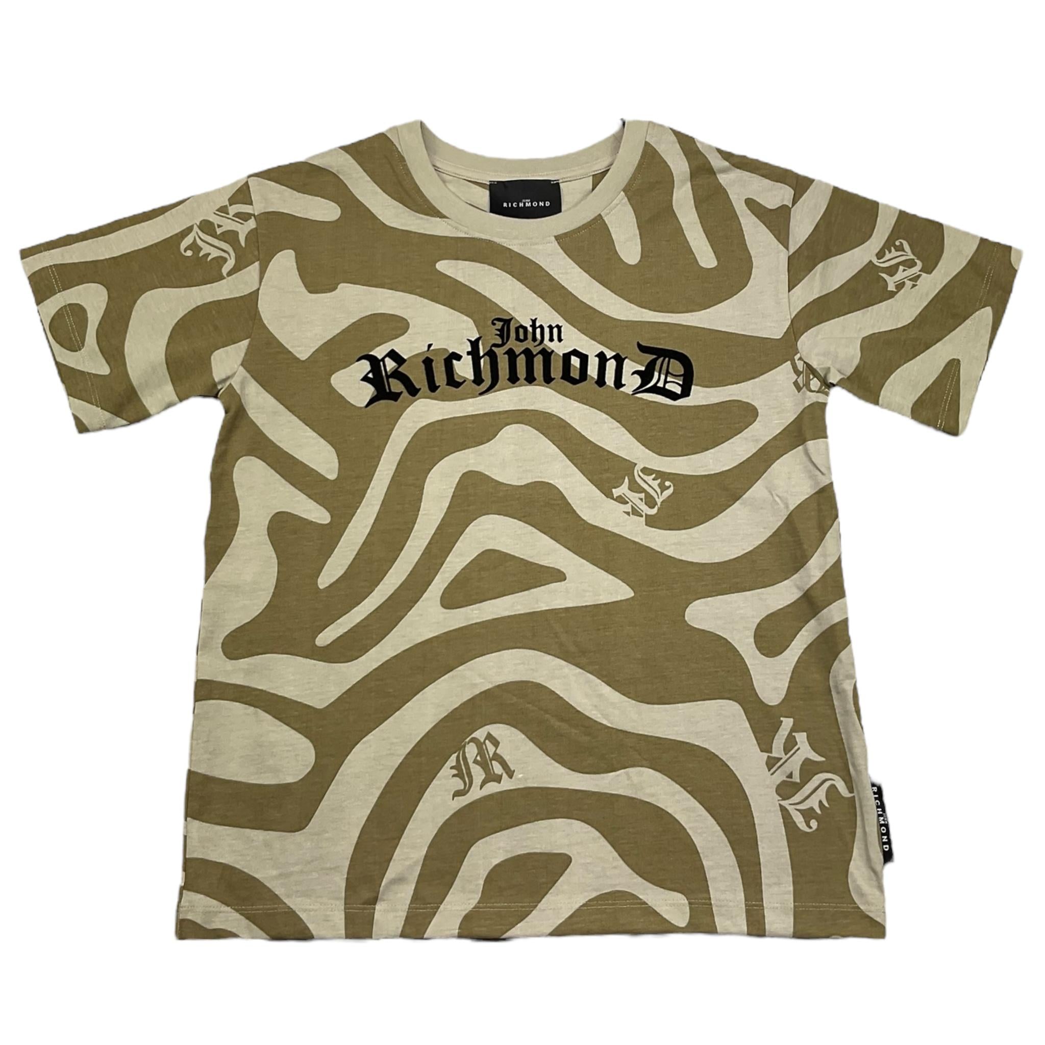 JOHN RICHMOND t-shirt girocollo stampa fantasia Verde per Bambino RBA25055TS VERDE JOHN RICHMOND 
