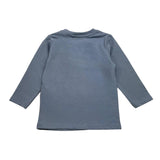 Name.It Shirt Rundhalsausschnitt Einfarbig mit hellblauem Aufdruck für Neugeborene