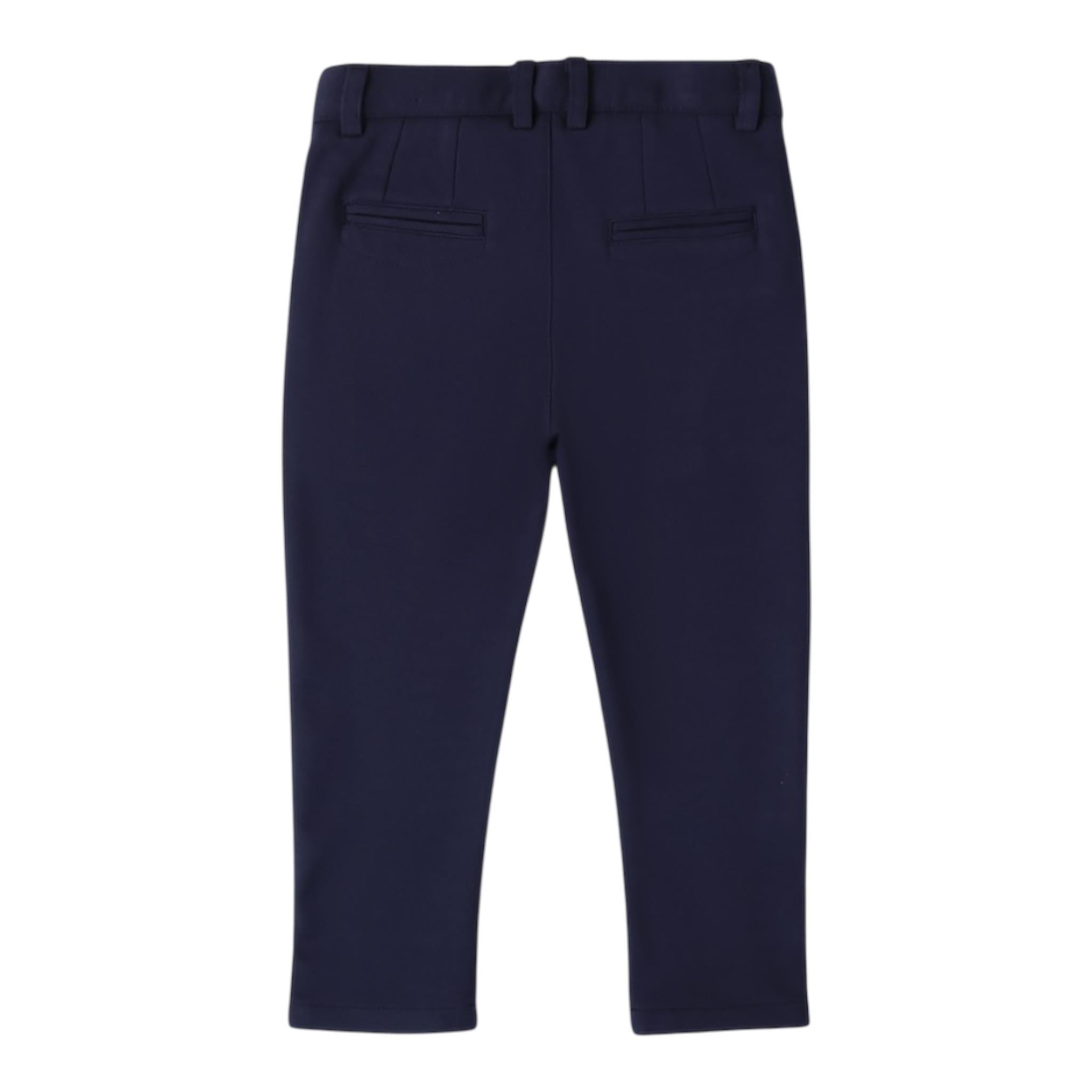 SARABANDA pantalone tinta unita con girovita regolabile Blu per Neonato 0A160N BLU SARABANDA 