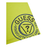 Guess T-Shirt Girocollo Tinta Unita con Stampa per Neonato N5RI15K8HM4X VERDE GUESS 