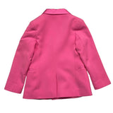 Vicolo Zweireihige Jacke Einfarbig Rosa Für Baby Mädchen