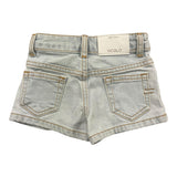 Vicolo Short Einfarbig mit verstellbarer Taille Blau für Baby Mädchen