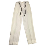 Zahlen Einfarbige Hose mit elastischer Taille Creme für Jungen