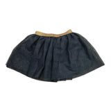 Name.It Einfarbiger Tüllrock mit elastischer Taille in Grau für Baby-Mädchen