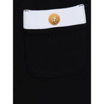 Balmain Pantalone Modello A Palazzo Tinta Unita per Bambina BW6B30 NERO BALMAIN 