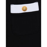 Balmain Pantalone Modello A Palazzo Tinta Unita per Bambina BW6B30 NERO BALMAIN 
