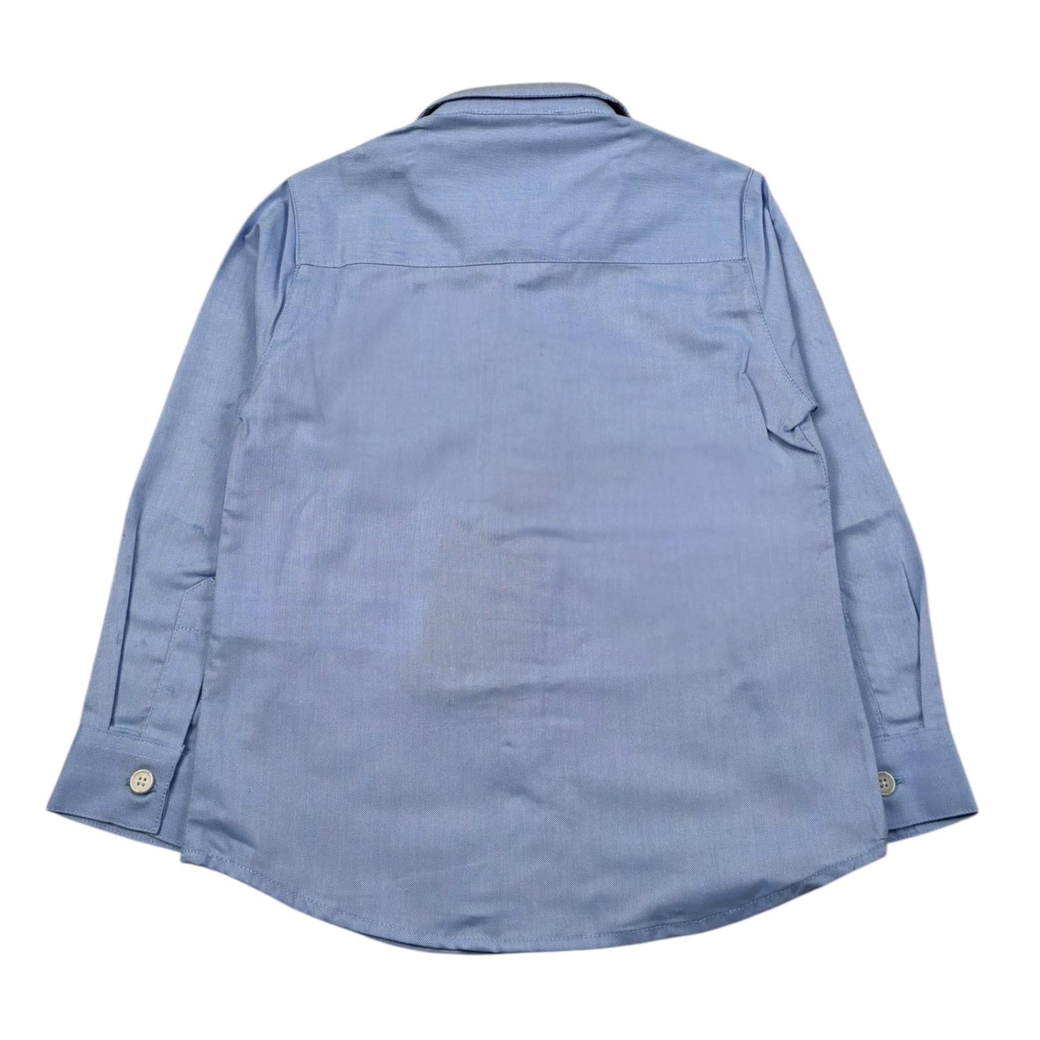 Please Camicia Tinta Unita per Bambino CL17270B73 AZZURRO PLEASE 