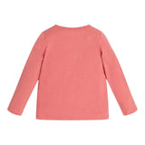 GUESS shirt girocollo tinta unita con stampa Rosa per Neonata K2YI11K6YW1 ROSA GUESS 
