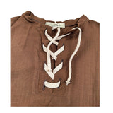 Louis Dieudonne' Camicia Manica Lunga Tinta Unita per Bambino LDTS04 MARRONE LOUIS DIEUDONNE' 