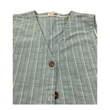 Zhoe & Tobiah Gilet Tinta Unita per Bambino HBE1 VERDE ACQUA ZHOE & TOBIAH 