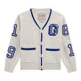 Guess Carsigan Tinta Unita con Stampa per Bambino N5RR02Z3MC0 BIANCO GUESS 