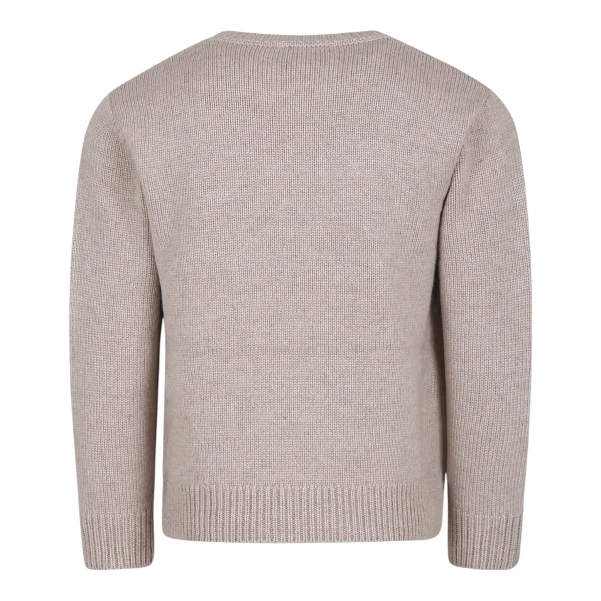 DIESEL maglia tinta unita girocollo con logo Beige per Bambino J02085X BEIGE DIESEL 