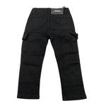 DANIELE ALESSANDRINI jeans tinta unita con girovita regolabile Nero per Neonato 1291P00023 NERO DANIELE ALESSANDRINI 