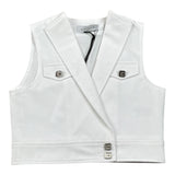 Gaelle Giacca Smanicata tinta unita Bianco per Bambina 2746JY00506 BIANCO GAELLE 