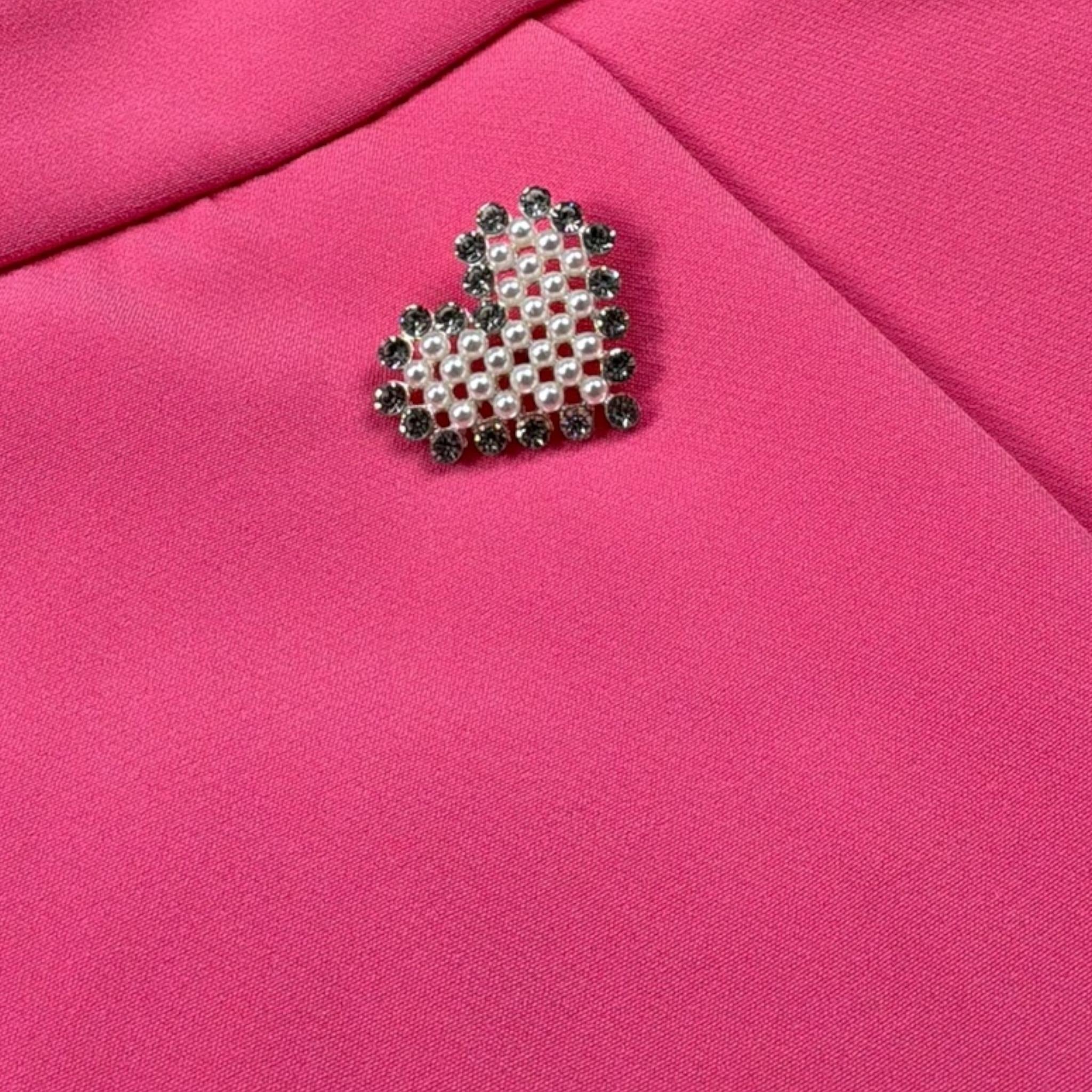 Fun & Fun Short Tinta Unita con Girovita Regolabile per Neonata FNCBSO16403N ROSA FUN & FUN 