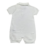 Wedoble Pagliaccetto Mezza Manica Tinta Unita per Neonato V2404305D BIANCO WEDOBLE 