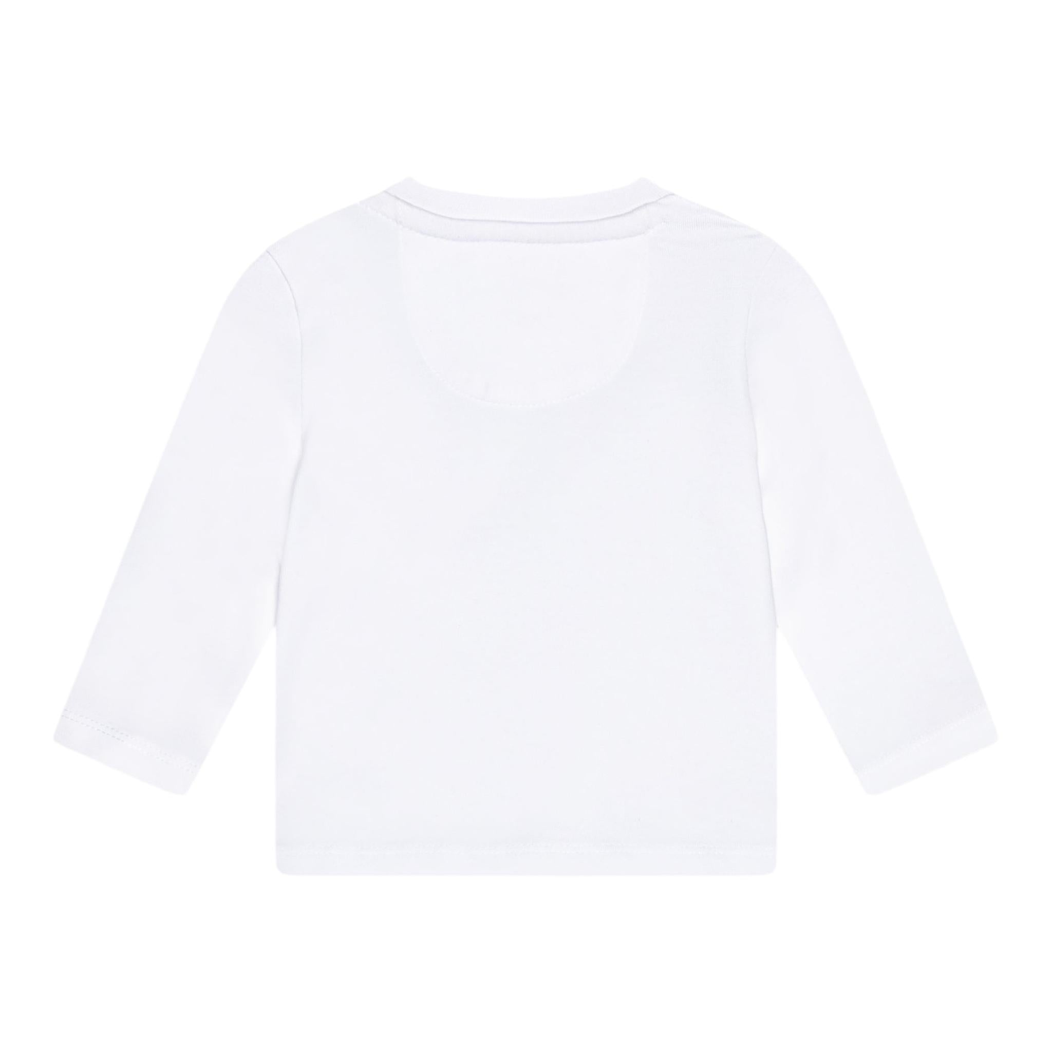 CALVIN KLEIN shirt girocollo tinta unita con stampa Bianco per Neonato IN0IN00005X BIANCO CALVIN KLEIN 