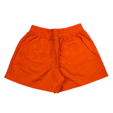 Max&amp;Co. Schlichte Shorts mit Streifenmuster und elastischem Bund Orange für Mädchen