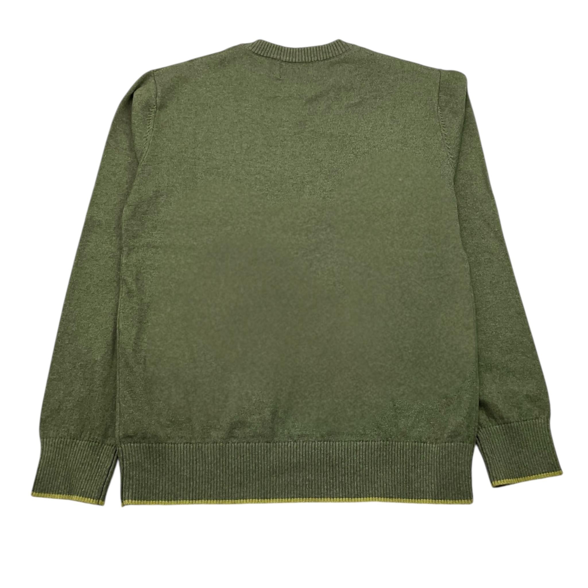 REFRIGIWEAR maglia girocollo tinta unita con logo Verde per Bambino RW747 VERDE REFRIGIWEAR 