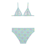Guess Costume 2 Pezzi Triangolo-Mutandina per Bambina J5GZ46MC052 VERDE ACQUA GUESS 