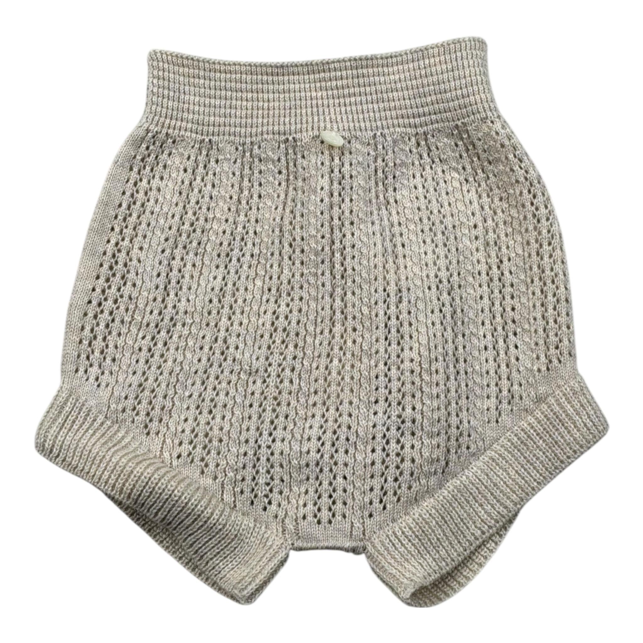 Wedoble Culotte Tinta Unita con Trafori per Neonata V2506331A BEIGE WEDOBLE 