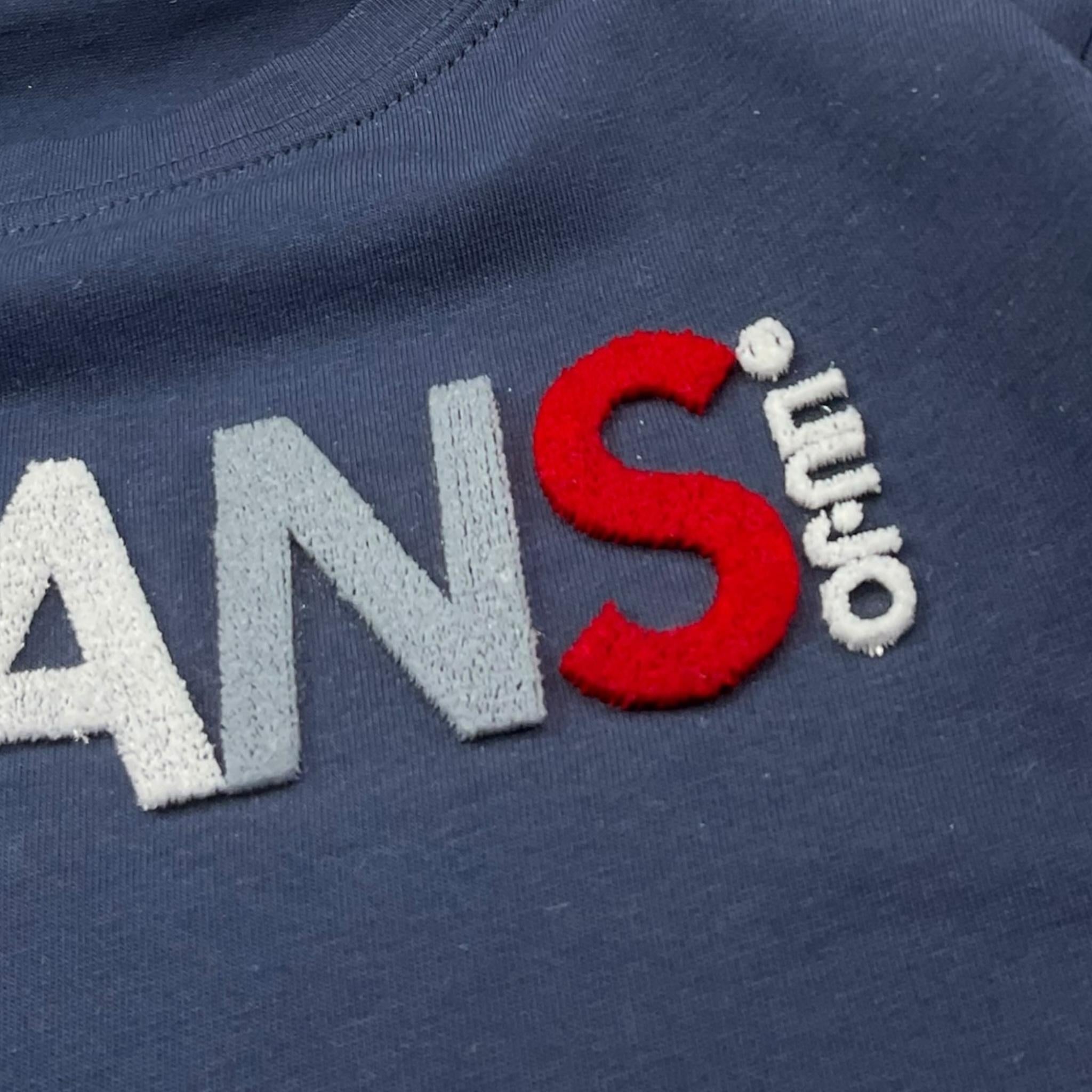 Liu Jo Shirt Girocollo Tinta Unita con Stampa per Bambino QF3106 BLU LIU JO 