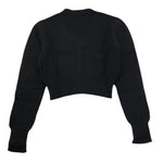 NAIDA cardigan tinta unita  Nero per Bambina NAMA315 NERO NAIDA 