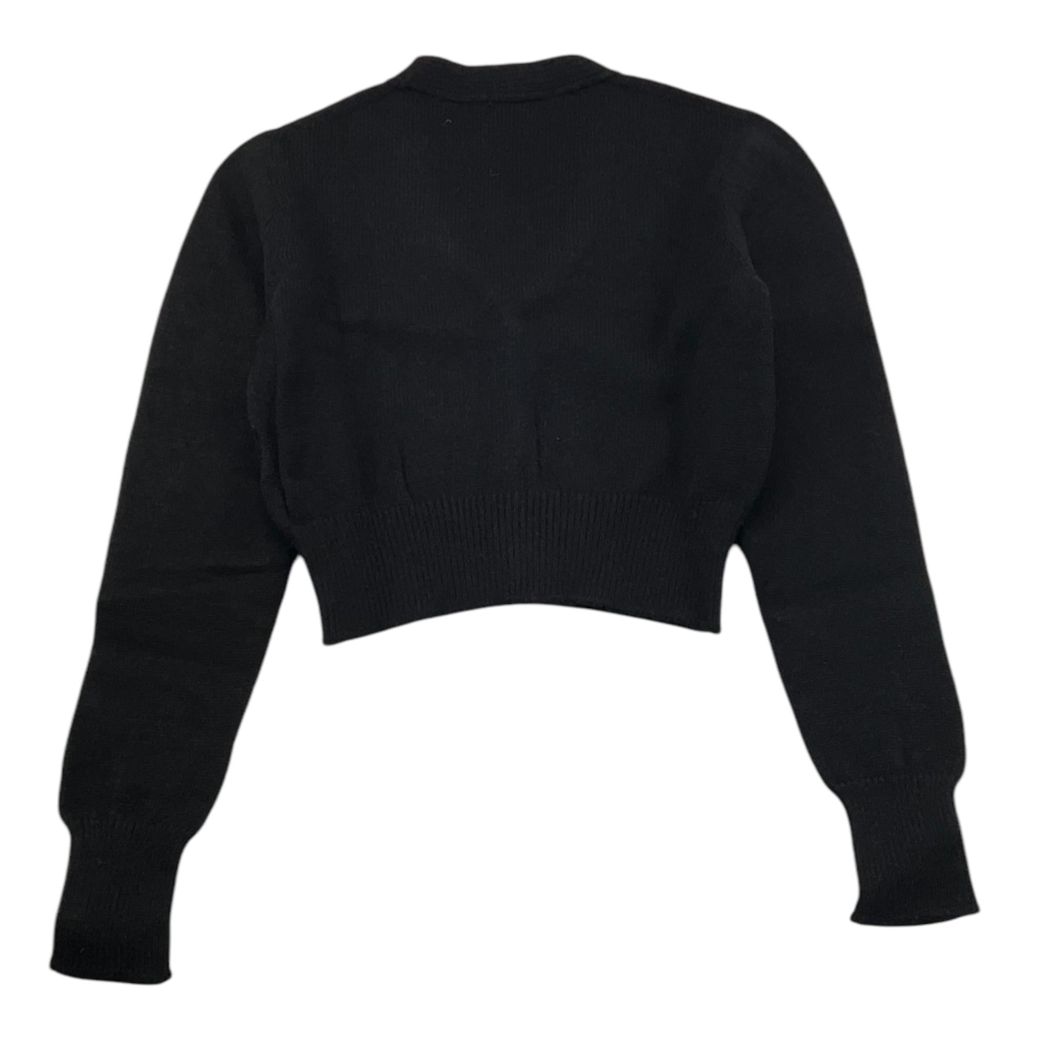 NAIDA cardigan tinta unita  Nero per Bambina NAMA315 NERO NAIDA 