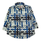 Cesare Paciotti Multicolor-Shirt mit Logo Langarm Hellblau für Neugeborene