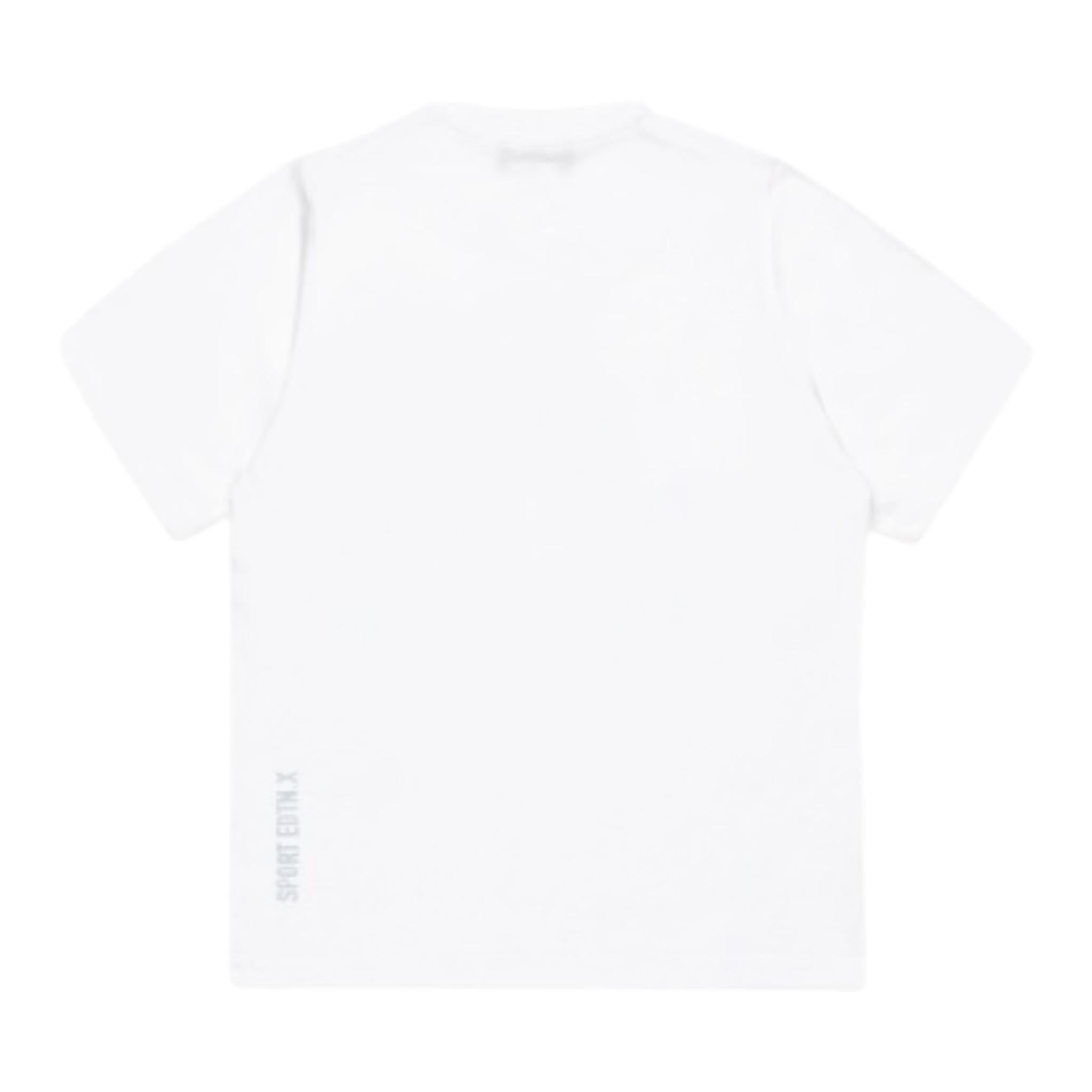 Dsquared2 T-Shirt Girocollo Tinta Unita con Stampa per Bambino DQ2525XX BIANCO DSQUARED2 