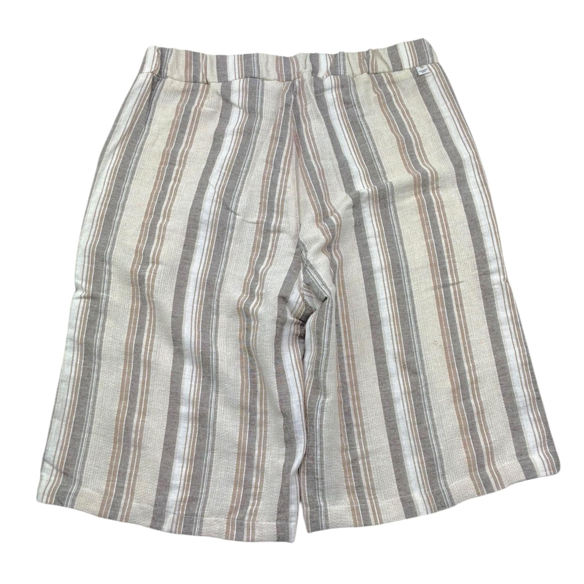 Manuel Ritz Bermuda Tinta Unita con Elastico In Vita E Fantasia A Righe per Bambino 3052 BEIGE MANUEL RITZ 