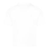Timberland T-Shirt Girocollo Tinta Unita con Stampa per Bambino T60427 BIANCO TIMBERLAND 